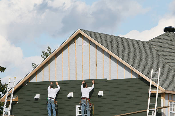 Professional Storm Damage Siding Repair technician working in Onancock, VA